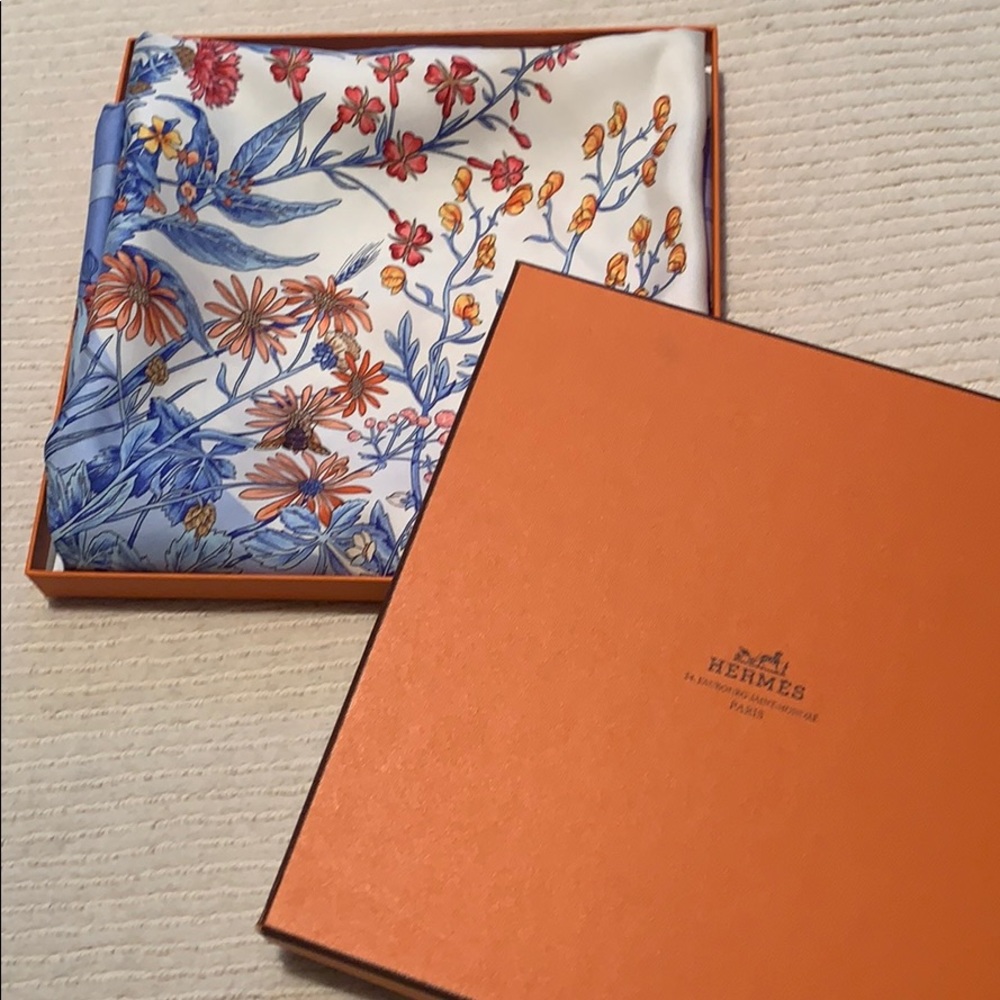 Genuine Hermès Scarf With Box